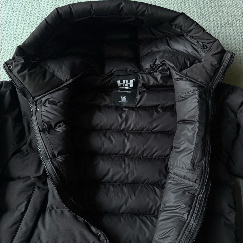 Helly Hansen Black Puffer Jacket View 2